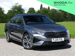 Graphite grey metallic Used 2025 Skoda Octavia vRS Hatchback | £31,895 (Expensive)