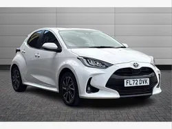 White Used 2022 Toyota Yaris Hybrid Design Hatchback | £15,891 (Good price)