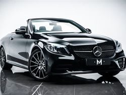 Black Used 2022 Mercedes C300 AMG line Cabriolet | £27,995 (Fair price)