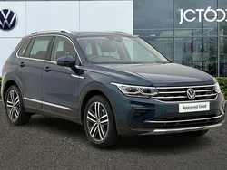 Blue Used 2022 VW Tiguan Elegance SUV | £24,850 (Fair price)