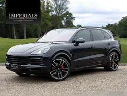 Blue Used 2022 Porsche Cayenne Platinum Edition SUV | £59,948 (Fair price)