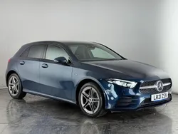 Blue Used 2021 Mercedes A250 AMG Line Premium Hatchback | £19,250 (Fair price)