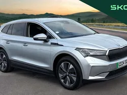 Brilliant silver metallic Used 2024 Skoda Enyaq iV SUV | £28,790 (Good price)