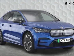 Blue Used 2022 Skoda Enyaq iV vRS SUV | £28,990 (Fair price)