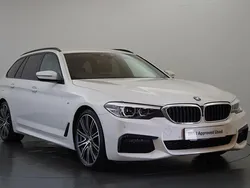 White Used 2020 BMW 520 M Sport Estate | £21,999 (Good price)