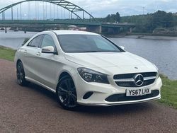 White Used 2017 Mercedes CLA180 Sedan | £11,499 (Fair price)