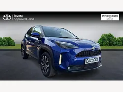 Blue Used 2022 Toyota Yaris Hybrid Design Hatchback | £20,165 (Expensive)