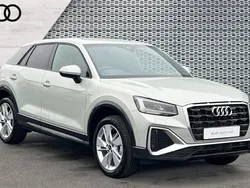 Silver New 2025 Audi Q2 S-Line SUV | £29,195 (A bit pricey)