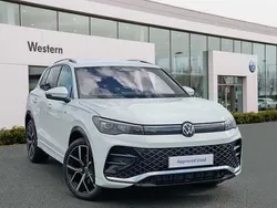 White Used 2025 VW Tiguan R-line SUV | £38,499 (Expensive)