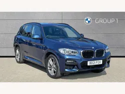 Phytonic blue Used 2021 BMW X3 M Sport SUV | £30,608 (Super price)