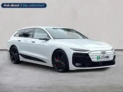 White Used 2025 Audi A6 e-tron Advanced Estate | £74,323 (A bit pricey)