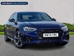 Blue New 2025 Audi A4 Black Edition Sedan | £30,807 (A bit pricey)