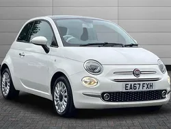 Urban white Used 2017 Fiat 500 Lounge Hatchback | £5,250 (Fair price)