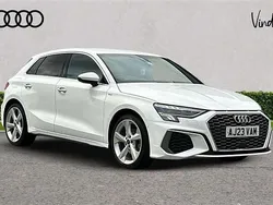 White Used 2023 Audi A3 S-Line Hatchback | £21,300 (Fair price)