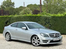 Silver Used 2013 Mercedes C180 AMG Coupe | £5,995 (Fair price)