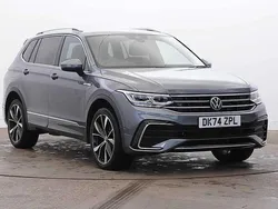 Grey Used 2024 VW Tiguan Allspace R-line SUV | £35,989 (Expensive)