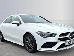 White Used 2020 Mercedes CLA180 AMG line Sedan | £20,800 (Fair price)