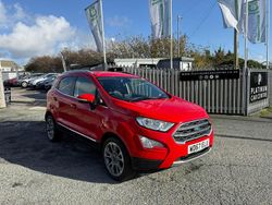 Red Used 2018 Ford Ecosport Titanium SUV | £6,795 (Fair price)