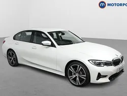 White Used 2020 BMW 330e Sport Line Sedan | £19,799 (Fair price)