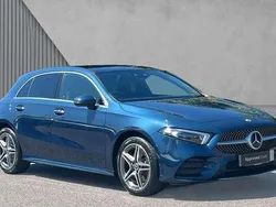 Blue Used 2021 Mercedes A250 AMG Line Premium Plus Hatchback | £23,032 (A bit pricey)