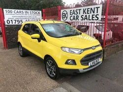 Yellow Used 2016 Ford Ecosport Titanium SUV | £3,650 (Fair price)