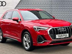 Red Used 2019 Audi Q3 S-Line SUV | £19,728 (Fair price)