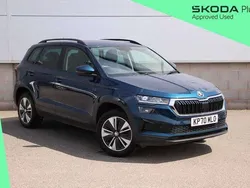 Blue Used 2022 Skoda Karoq SE Drive SUV | £14,595 (Fair price)