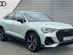 Dew silver Used 2024 Audi Q3 Sportback Black Edition SUV | £39,270 (A bit pricey)