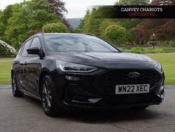 Black Used 2022 Ford Focus ST-Line Estate | £14,300 (Fair price)
