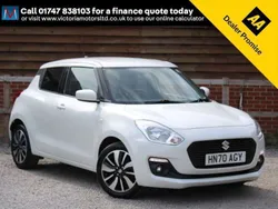 White Used 2020 Suzuki Swift SZ-T Hatchback | £10,495 (Fair price)