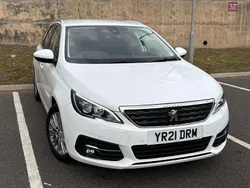 White Used 2021 Peugeot 308 Allure Estate | £10,990 (Fair price)