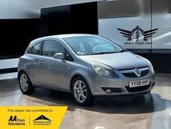 Silver Used 2008 Vauxhall Corsa Hatchback | £1,995