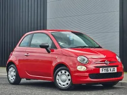 Red Used 2016 Fiat 500 Pop Hatchback | £5,490 (Fair price)