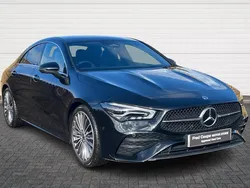 Black Used 2024 Mercedes CLA220 AMG Line Premium Sedan | £29,500 (Fair price)