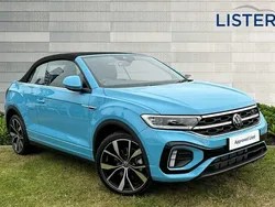 Teal blue New 2024 VW T-Roc R SUV | £32,690 (Expensive)
