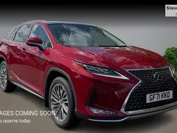 Red Used 2021 Lexus RX450h SUV | £37,000 (A bit pricey)