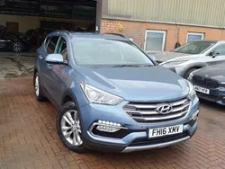 Blue Used 2016 Hyundai Santa Fe Premium SUV | £9,995 (Good price)