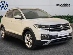 White Used 2019 VW T-Cross SEL SUV | £14,285 (Fair price)