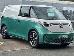 White New 2025 VW ID. Buzz Van | £47,990 (Expensive)