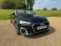Black Used 2020 Audi A5 Cabriolet S-Line Cabriolet | £24,975 (Fair price)