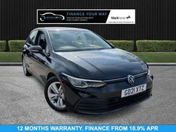 Black Used 2021 VW Golf VIII S Hatchback | £12,895 (Fair price)