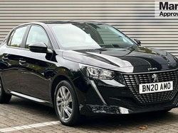Black Used 2020 Peugeot 208 Active Hatchback | £11,677 (Fair price)