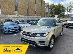 Gold Used 2014 Land Rover Range Rover Sport HSE SUV | £15,799 (Fair price)