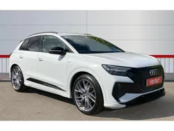 White Used 2021 Audi Q4 e-tron Comfort SUV | £24,986 (Fair price)
