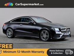 Black Used 2018 Mercedes E220 AMG Line Premium Coupe | £18,497 (Fair price)