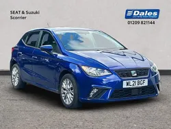 Mystery blue Used 2021 Seat Ibiza SE Technology Hatchback | £12,500 (Fair price)