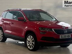 Red Used 2019 Skoda Karoq SE L SUV | £15,501 (Fair price)