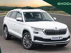 Moon white metallic Used 2024 Skoda Kodiaq SE L Executive SUV | £29,495 (Good price)