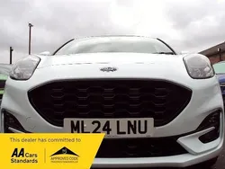 Frozen white New 2024 Ford Puma Gen-E ST-Line X Hatchback | £22,000