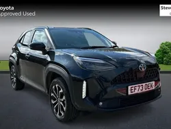 Black Used 2024 Toyota Yaris Hybrid Design Hatchback | £22,070 (Expensive)